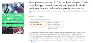 Scommesse sportive i 10 sistemi più vincenti. La guida completa si divide in quattro capitoli, ognuno relativo ad una macro categoria di sistemi di scommesse. Nel primo andremo ad analizzare i sistemi progressivi,